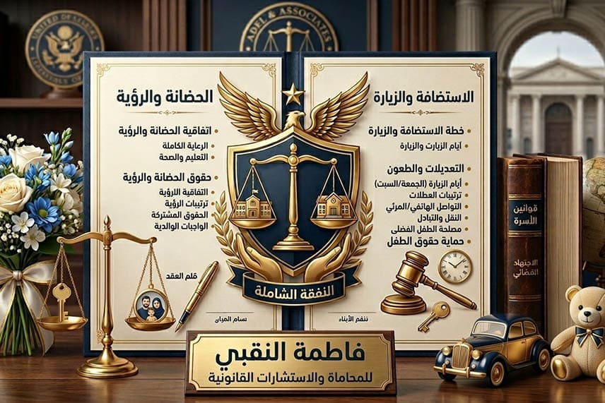 الحضانة والرؤية والاستضافة